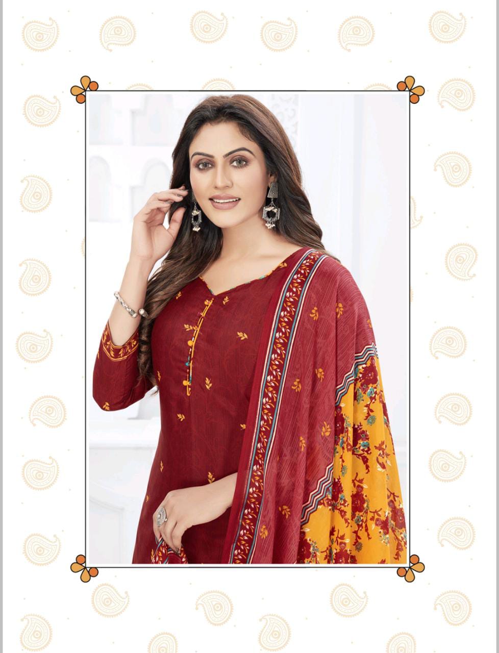 M Milan Surbhi 1 Bandhani Ethnic Wear Cotton Ready Made Regular Wear Dress Collection